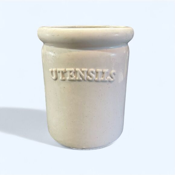 Sheffield Home Off White Cream Utensils Holder - Picture 1 of 11